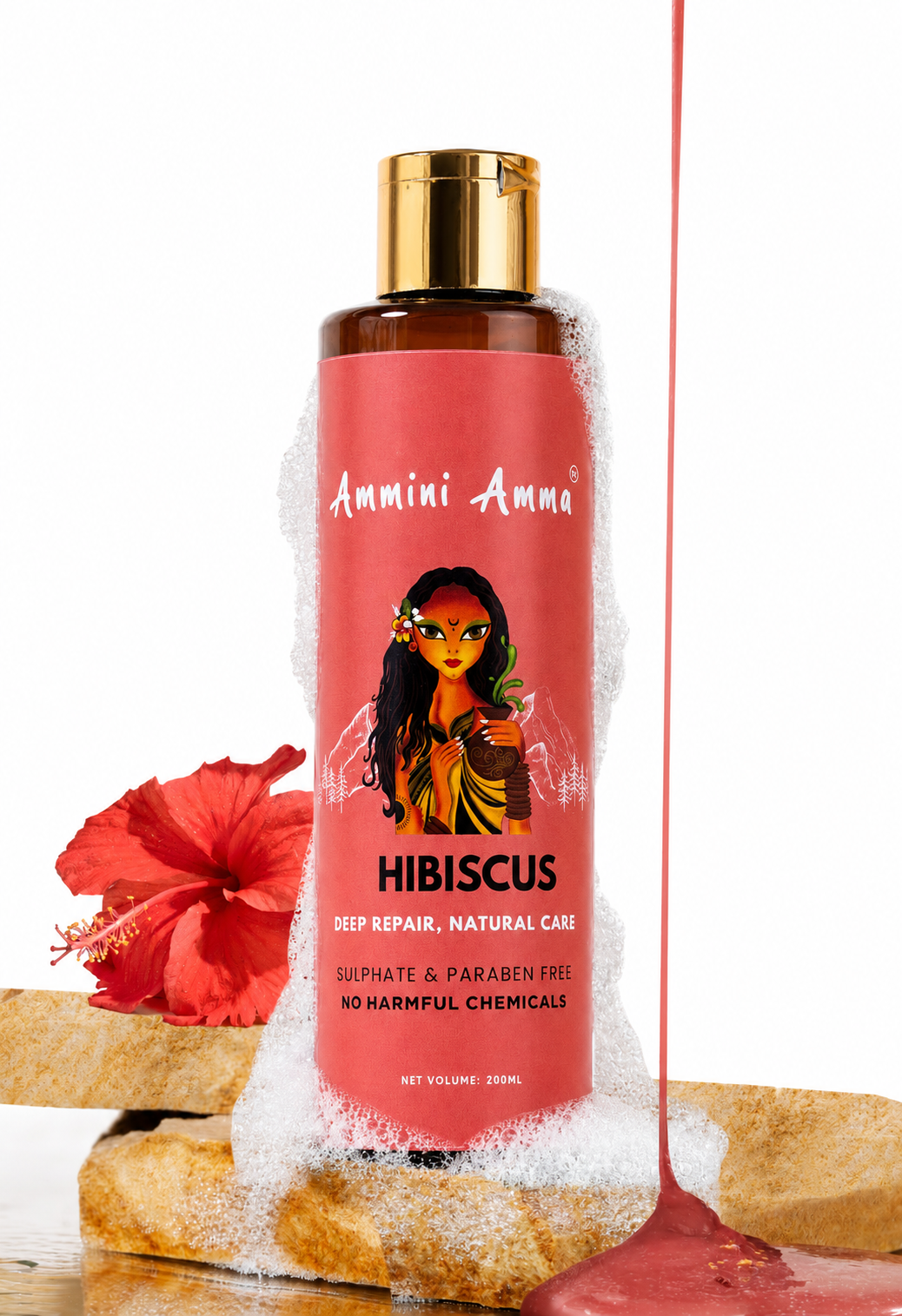 Hibiscus Mild Shampoo -200 ml