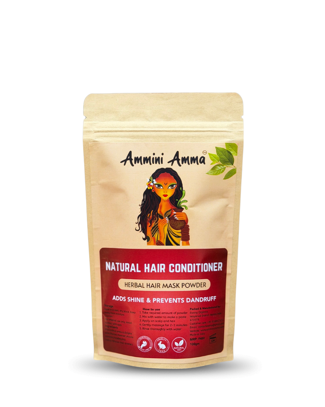 Natural Hair Conditioner Powder